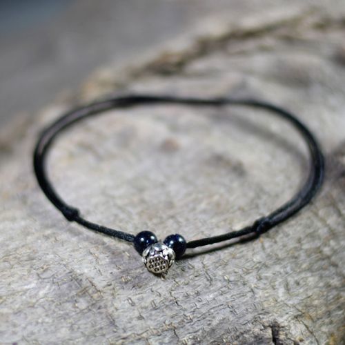 Chaine de cheville en Cristal naturel pierre semi-precieuse - Ref 3102620
