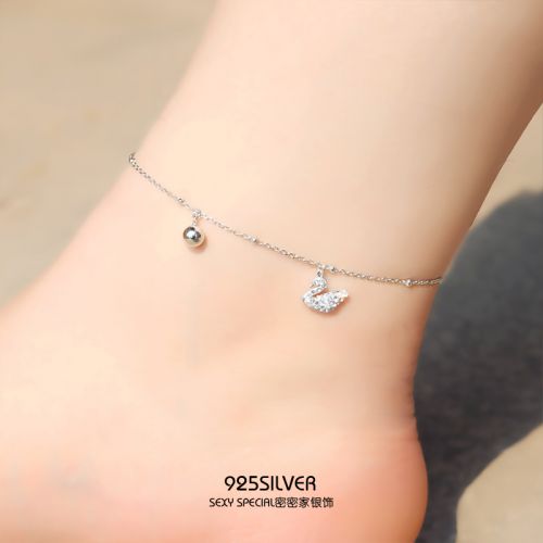 Chaine de cheville Femme SEXYSPECIAL Argentée - Ref 3102693