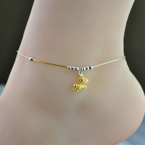 Chaine de cheville Femme ESPRIT EMERAUDE Argentée - Ref 3102705