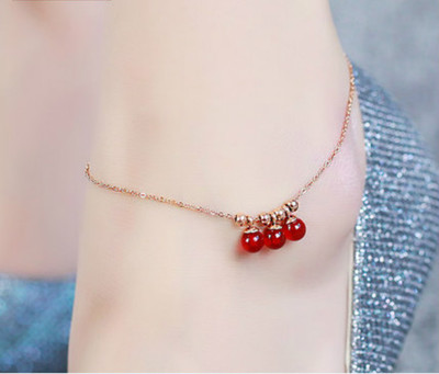 Chaine de cheville Femme en Acier au titane - Ref 3102742