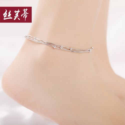Chaine de cheville Femme SILVERDEWS Argentée - Ref 3102774