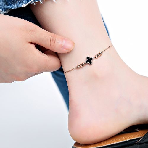 Chaine de cheville Femme en Acier au titane - Ref 3103035