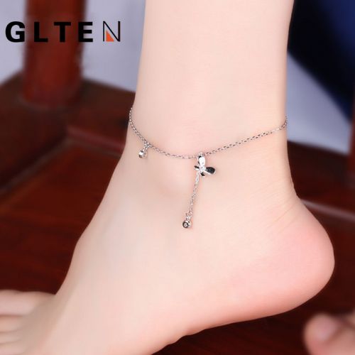 Chaine de cheville Femme GLTEN Argentée - Ref 3103197