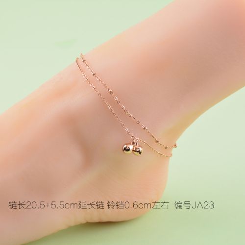 Chaine de cheville Femme en Acier au titane - Ref 3103207