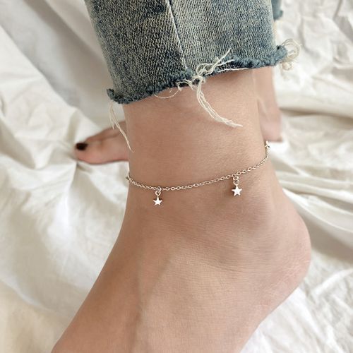 Chaine de cheville Femme Argentée - Ref 3103301
