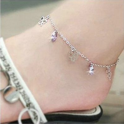 Chaine de cheville Femme Argentée - Ref 3103305