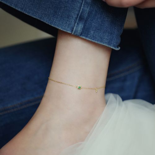 Chaine de cheville Femme Argentée - Ref 3103484