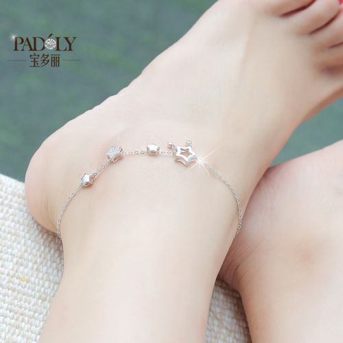 Chaine de cheville Femme Argentée - Ref 3103563