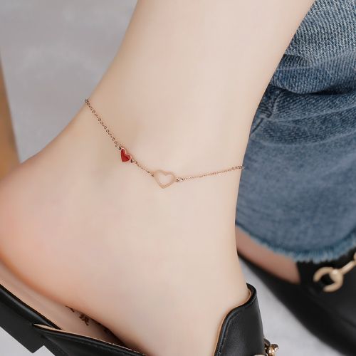 Chaine de cheville Femme en Acier au titane - Ref 3103566