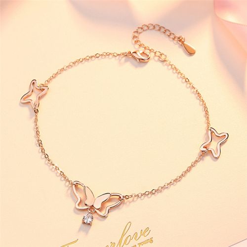 Chaine de cheville Femme Argentée - Ref 3103574