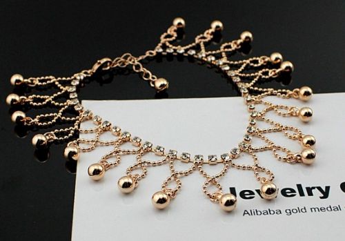 Chaine de cheville JEWECEXPRESS en Alliage argent plaque or - Ref 3103661