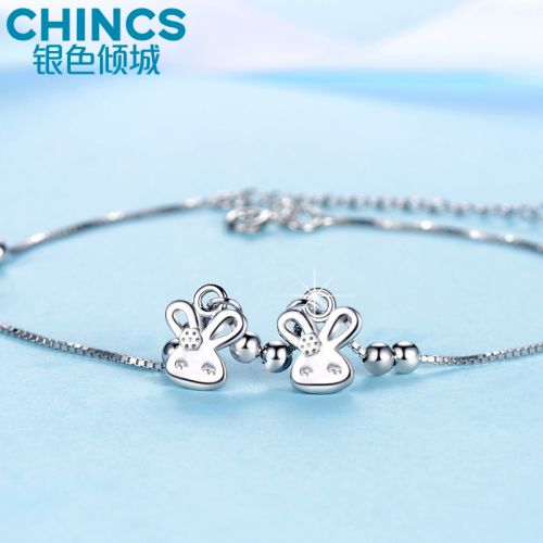 Chaine de cheville Femme CHINCS Argentée - Ref 3103749