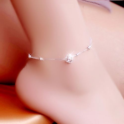 Chaine de cheville Femme Argentée - Ref 3103818