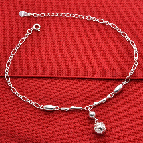 Chaine de cheville Femme Argentée - Ref 3103961