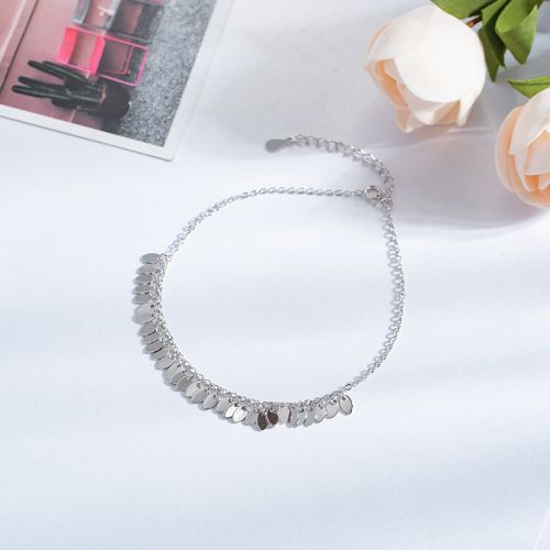 Chaine de cheville Femme Argentée - Ref 3103964