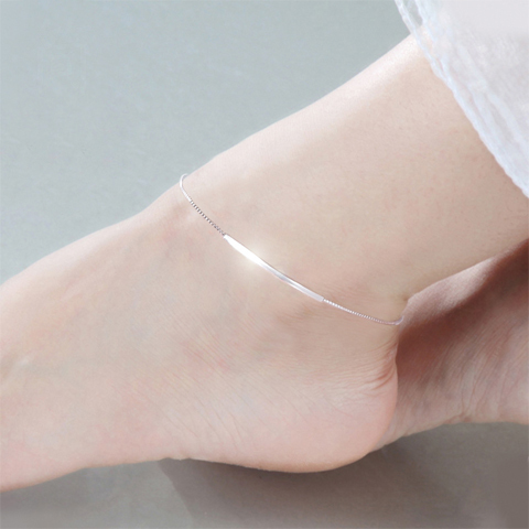 Chaine de cheville Femme Argentée - Ref 3103989