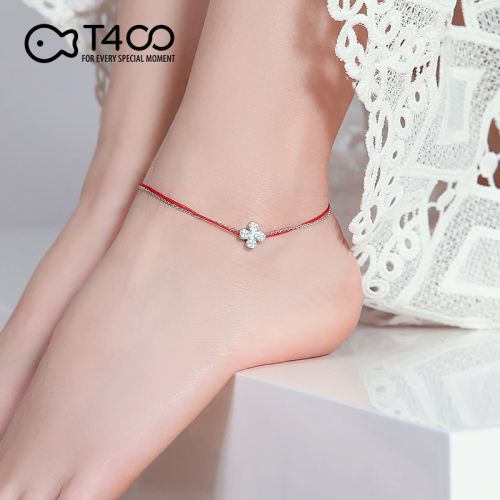 Chaine de cheville Femme T400 Argentée - Ref 3104029