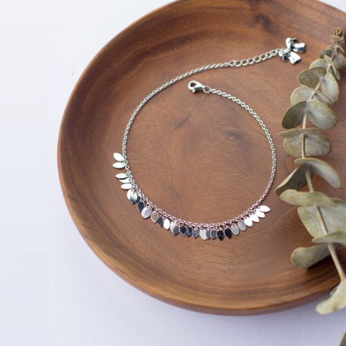 Chaine de cheville Femme A ROCH Argentée - Ref 3104053