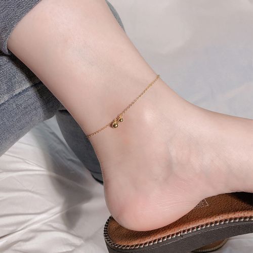 Chaine de cheville Femme SHAREBOX Argentée - Ref 3104291