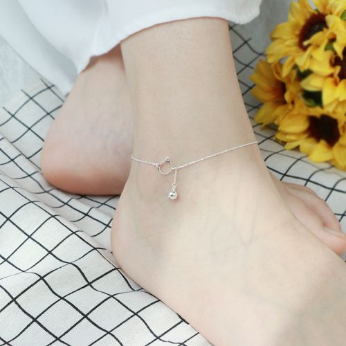 Chaine de cheville Femme Argentée - Ref 3104296