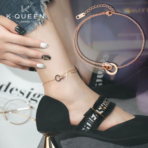 Chaine de cheville Femme en Acier au titane - Ref 3104333