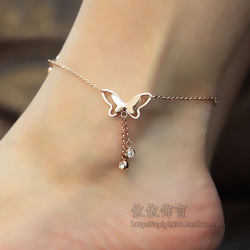 Chaine de cheville Femme en Acier au titane - Ref 3104369