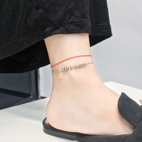 Chaine de cheville Femme Argentée - Ref 3104467