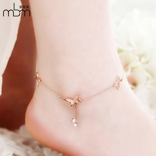 Chaine de cheville Femme en Acier au titane - Ref 3104487