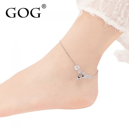 Chaine de cheville Femme Argentée - Ref 3104604