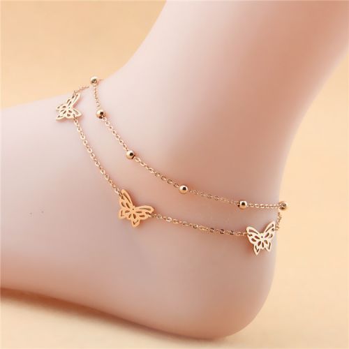 Chaine de cheville Femme en Acier au titane - Ref 3104635