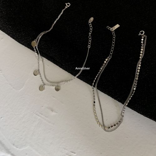 Chaine de cheville Argentée - Ref 3104662