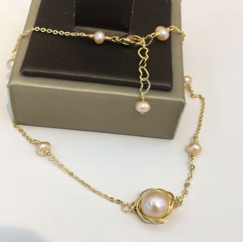 Chaine de cheville en Nacre - Ref 3104705