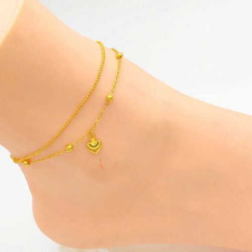 Chaine de cheville Femme en Zircon naturel - Ref 3104717