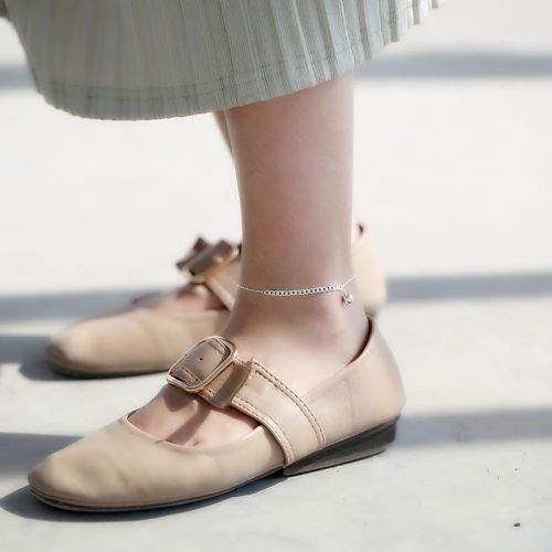 Chaine de cheville Femme Argentée - Ref 3104753