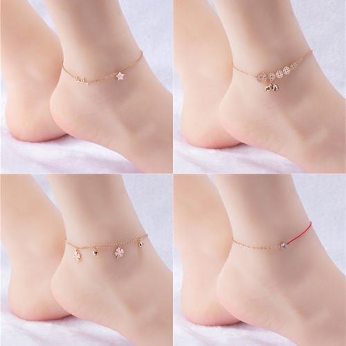 Chaine de cheville Femme en Acier au titane - Ref 3104756