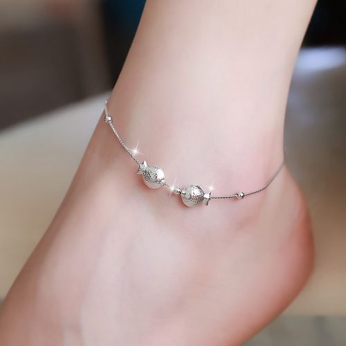 Chaine de cheville Femme Argentée - Ref 3104787