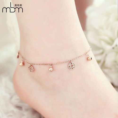 Chaine de cheville Femme en Acier au titane - Ref 3104833