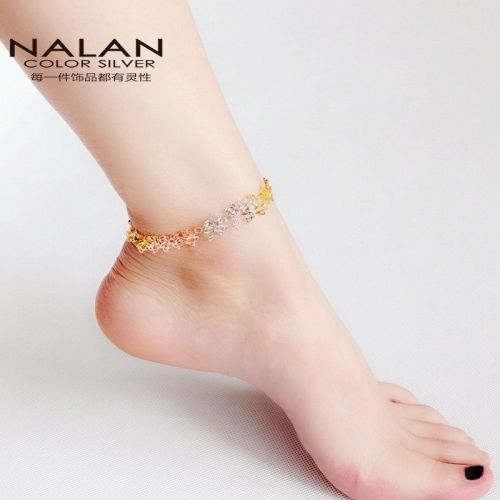 Chaine de cheville Femme Argentée - Ref 3104850