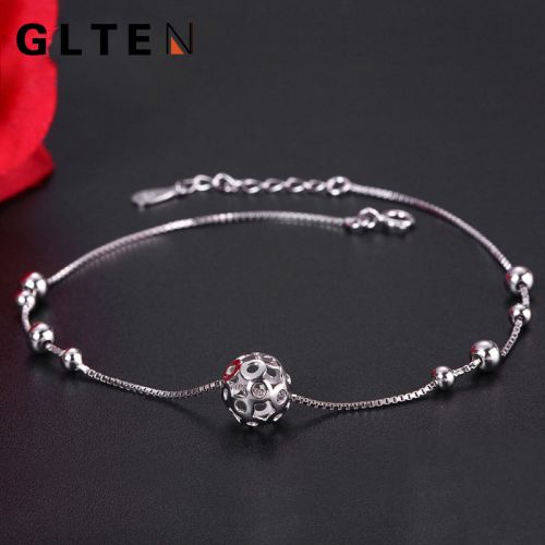Chaine de cheville Femme GLTEN Argentée - Ref 3104896