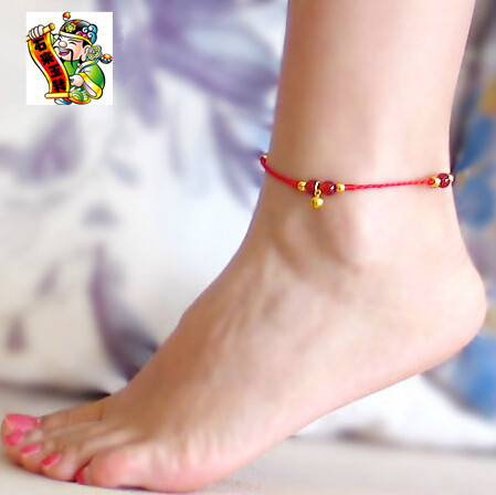 Chaine de cheville Femme SHI LAIYU TOURNE en Cristal naturel pierre semi-precieuse - Ref 3104921