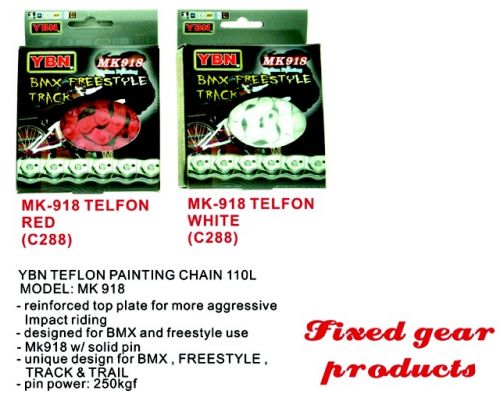 Chaine de vélo TEFLON MK-918 - Ref 2381205