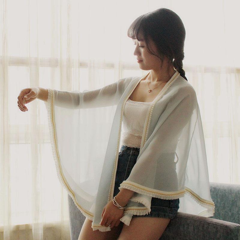 Châle pour femme OGGS en Mousseline - Ref 3338513