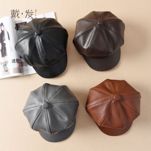 Chapeau pour femme en Cuir artificiel - Ref 3233450