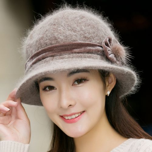 Chapeau pour femme en Melange de poils lapin - Ref 3233455