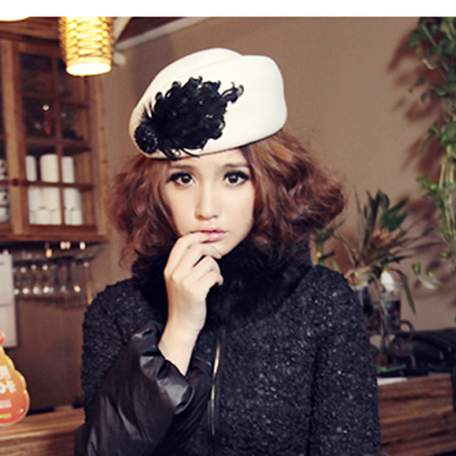 Chapeau pour femme CAIYOO en Poilue - Ref 3233601