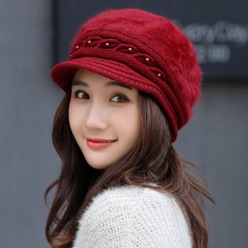 Chapeau pour femme en Melange de poils lapin - Ref 3233758