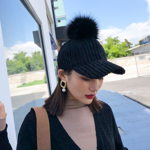 Chapeau pour femme CAPPURETI en Velours cotele - Ref 3233926