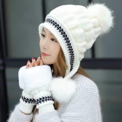Chapeau pour femme en Melange de poils lapin - Ref 3233935