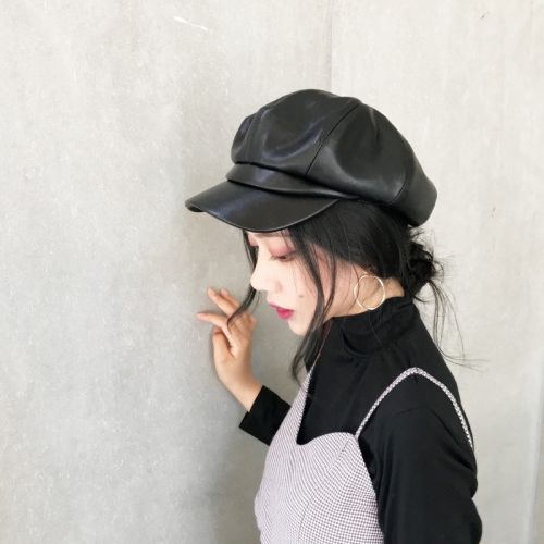 Chapeau pour femme en Cuir artificiel - Ref 3234125