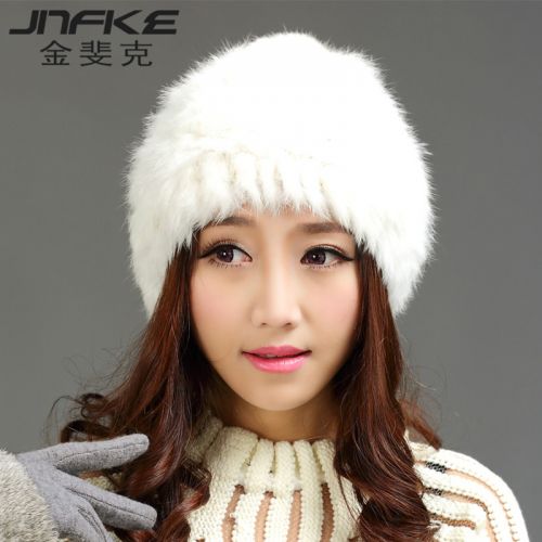 Chapeau pour femme JNFKE en Melange de poils lapin - Ref 3234352